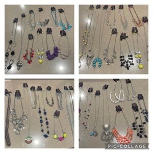 COPY - Lot 40 Paparazzi Necklaces with matching earrings brand new